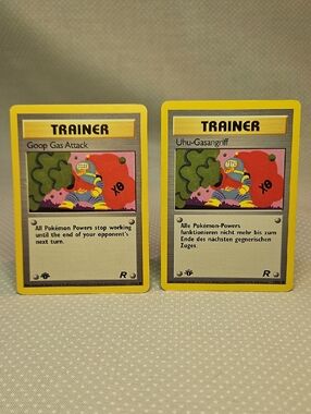 2000 Pokemon Goop Gas Attack 78/82 Team Rocket 1st Edition American/German